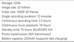 AI Camera Smart Glasses